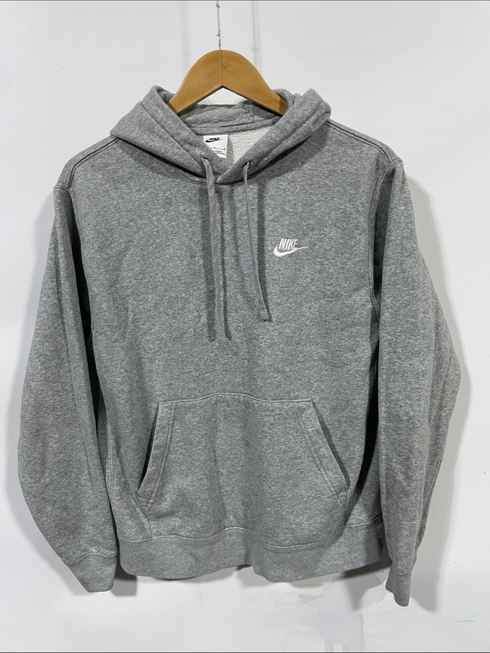 Nike Grey Logo Pullover Hoodie
